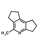 CAS 登录号：6465-45-8， 5-甲基-1,2,3,6,7,8-六氢二环戊烷并[b,d]吡啶