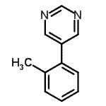CAS 登录号：646534-34-1， 5-(2-甲基苯基)嘧啶