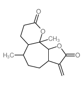 CAS 登录号：6466-67-7， (3aS,6abeta,10bbeta)-十二氢-6alpha,10aalpha-二甲基-3-亚甲基呋喃并[3',2':6,7]环庚并[1,2-b]吡喃-2,9-二酮