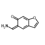 CAS 登录号：64758-64-1， (5Z)-5-(氨基亚甲基)-1-苯并呋喃-6(5H)-酮