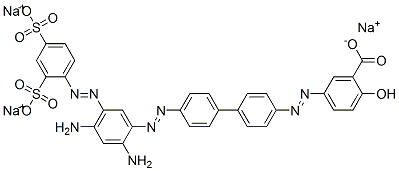 CAS 登录号：6483-77-8， 直接棕 79