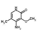 CAS 登录号：64837-76-9， 4-氨基-3-甲氧基-5-甲基-2(1H)-吡啶酮
