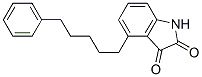 CAS#: 64838-03-5， 4-(5-Phenylpentyl)-1H-Indole-2,3-Dione