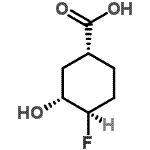 CAS 登录号：648419-95-8， (1R,3R,4R)-4-氟-3-羟基环己烷羧酸