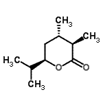 CAS 登录号：648434-42-8， (3R,4S,6R)-6-异丙基-3,4-二甲基四氢-2H-吡喃-2-酮