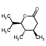 CAS 登录号：648434-45-1， (4R,5S,6R)-6-异丙基-4,5-二甲基四氢-2H-吡喃-2-酮