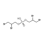 CAS 登录号：64864-08-0， 二(2,3-二溴丙基)磷酸氢酯