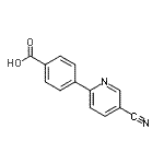 CAS#: 648898-11-7， 4-(5-Cyano-2-pyridinyl)benzoic acid