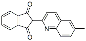 CAS 登录号：6493-58-9， 2-(6-甲基-2-喹啉基)-1H-茚-1,3(2H)-二酮