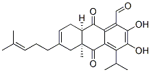 CAS 登录号：64960-69-6， (8aR,10aS)-2,3-二羟基-4-异丙基-10alpha-甲基-6-(4-甲基-3-戊烯基)-9,10-二氧代-5,8,8a,9,10,10alpha-六氢-1-蒽甲醛