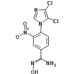 CAS 登录号：649665-53-2， 4-(4,5-二氯-1H-咪唑-1-基)-N'-羟基-3-硝基苯甲脒