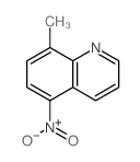 CAS 登录号：64976-62-1， 8-甲基-5-硝基喹啉
