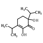 CAS 登录号：649767-57-7， 2,6-二羟基-3,6-二异丙基-2-环己烯-1-酮