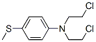 CAS 登录号：64977-17-9， N,N-二(2-氯乙基)-4-甲硫基苯胺