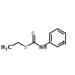 CAS 登录号：64980-17-2， 乙基3-吡啶基二硫代氨基甲酸酯