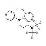 CAS 登录号：65100-45-0， 3-(10,11-二氢-5H-二苯并[b,f]氮杂卓-5-基)-N,N-二[(<sup>2</sup>H<sub>3</sub>)甲基]-1-丙胺