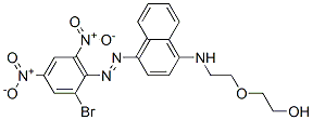 CAS 登录号：65104-24-7， 2-[2-[[4-[(2-溴-4,6-二硝基苯基)偶氮]-1-萘基]氨基]乙氧基]乙醇