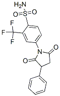 CAS 登录号：65116-59-8， 4-(2,5-二氧代-3-苯基-吡咯烷-1-基)-2-(三氟甲基)苯磺酰胺