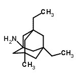 CAS 登录号：651311-81-8， 3,5-二乙基-7-甲基-1-金刚烷胺