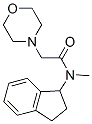CAS 登录号：6514-53-0， N-(茚满-1-基)-N-甲基-2-吗啉基乙酰胺