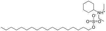 CAS 登录号：65151-82-8， 环己基二乙基铵十八烷基硫酸酯盐