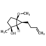 CAS 登录号：651706-47-7， (1R,2S,5S,6S)-6-(3-丁烯-1-基)-5-甲氧基-2-甲基双环[3.1.0]己烷-2-醇