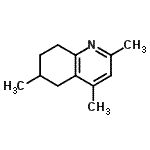 CAS 登录号：651733-52-7， 2,4,6-三甲基-5,6,7,8-四氢喹啉