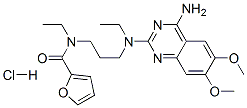 CAS 登录号：65189-51-7， N-[3-[(4-氨基-6,7-二甲氧基-喹唑啉-2-基)-乙基-氨基]丙基]-N-乙基-呋喃-2-甲酰胺盐酸盐