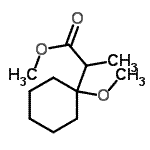 CAS 登录号：652146-28-6， 甲基2-(1-甲氧基环己基)丙酸酯