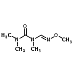 CAS 登录号：652154-47-7， 1-[(E)-(甲氧基亚胺)甲基]-1,3,3-三甲基脲