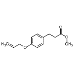 CAS 登录号：6522-01-6， 甲基3-[4-(烯丙氧基)苯基]丙酸酯