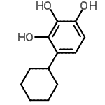 CAS 登录号：65240-45-1， 4-环己基-1,2,3-苯三醇