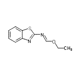 CAS 登录号：65257-83-2， 1,3-苯并噻唑-2-基亚氨代甲酸乙酯