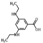 CAS 登录号：652968-38-2， 3,5-二(乙基氨基)苯甲酸