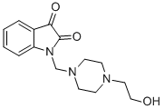 CAS 登录号：6532-17-8， 1-[4-(2-羟基-乙基)-哌嗪-1-基甲基]-1H-吲哚-2,3-二酮