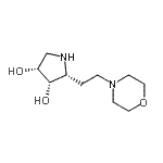 CAS 登录号：653571-02-9， (2R,3S,4R)-2-[2-(4-吗啉基)乙基]-3,4-吡咯烷二醇