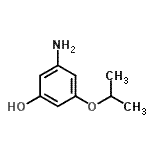 CAS 登录号：653604-48-9， 3-氨基-5-异丙氧基苯酚