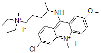 CAS 登录号：65370-56-1， 二甲基奎纳克林
