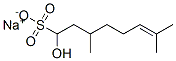 CAS 登录号：65416-29-7， 1-羟基-3,7-二甲基辛-6-烯-1-磺酸钠