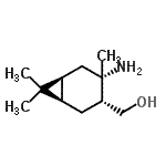 CAS 登录号：654680-82-7， [(1R,3R,4S,6S)-4-氨基-4,7,7-三甲基双环[4.1.0]庚-3-基]甲醇