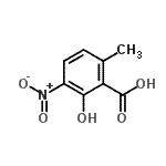 CAS#: 654684-13-6， 2-Hydroxy-6-methyl-3-nitrobenzoic acid