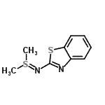 CAS 登录号：65490-70-2， 2-[(二甲基-lambda<sup>4</sup>-硫代)氨基]-1,3-苯并噻唑