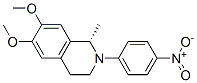 CAS 登录号：65492-87-7， (1S)-1,2,3,4-四氢-6,7-二甲氧基-1-甲基-2-(4-硝基苯基)异喹啉