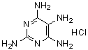 CAS 登录号：65540-06-9， 2,4,5,6-嘧啶四胺盐酸盐(1:1)