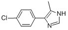 CAS 登录号：65571-68-8， 4-(4-氯-苯基)-5-甲基-1H-咪唑