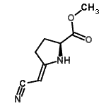 CAS#: 65571-73-5， Methyl (5E)-5-(cyanomethylene)-L-prolinate
