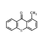 结构式 CAS# 65587-68-0, 1-甲基-9H-噻吨-9-酮