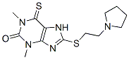 CAS 登录号：6559-86-0， 8-[[2-(1-吡咯烷基)乙基]硫代]-6,7-二氢-1,3-二甲基-6-硫代-1H-嘌呤-2(3H)-酮