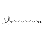 CAS 登录号：65611-33-8， 癸基三氯乙酸酯