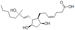 CAS 登录号：65659-61-2， 15(S)-15-甲基delta(4)-前列腺素 F1alpha